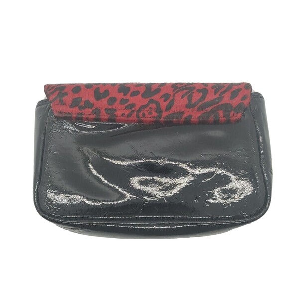 Leopard Print Wallet Red Black Snap Close White House Black Market - Picture 3 of 12